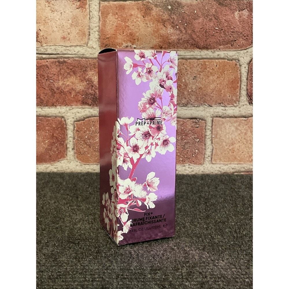 MAC PREP + PRIME FIX+ SETTING SPRAY 3.4 OZ 100 ML CHERRY BLOSSOM LIMITED ED. NIB